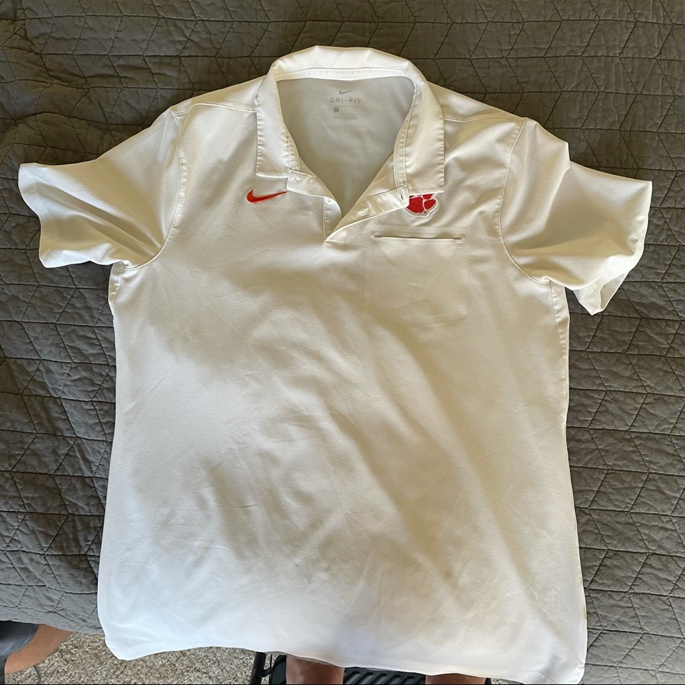 Clemson Nike Elite Coaches SidelinePerformancePolo - Picture 2 of 4